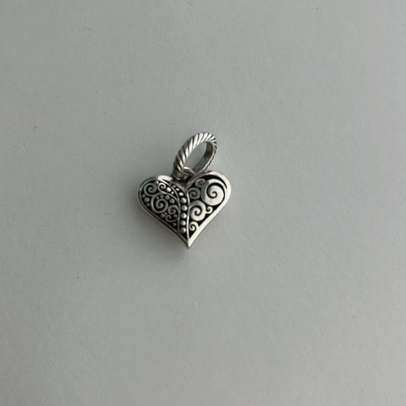 Silver Heart Brighton Charm - Picture 3 of 4